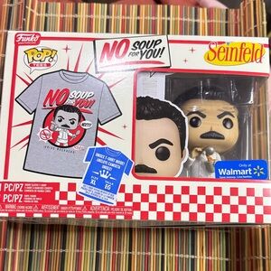 Funko Pop Seinfeld Figure with T-Shirt - Red and White
